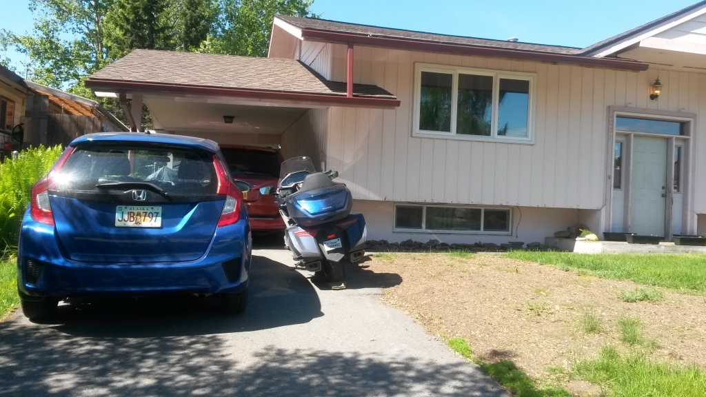 Our final day on the road (#17) ended at 2:30 PM, June 3, at the Andersons' Anchorage home. At the start the Gold Wing's odometer showed 340 miles; our NOBO trek, via Mesa Verde, added 5,485.