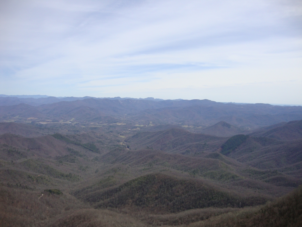 This 1:10 PM shot from the fire tower looks east.