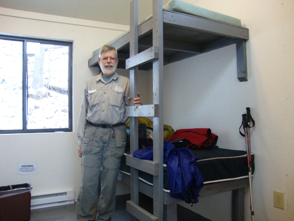 At 8:30 AM on Tuesday, I'm almost ready to face that snow again. At the restaurant last night, a fellow camper from Cold Spring greeted me warmly and said he'd been worried about me on those steep, slippery ridges!