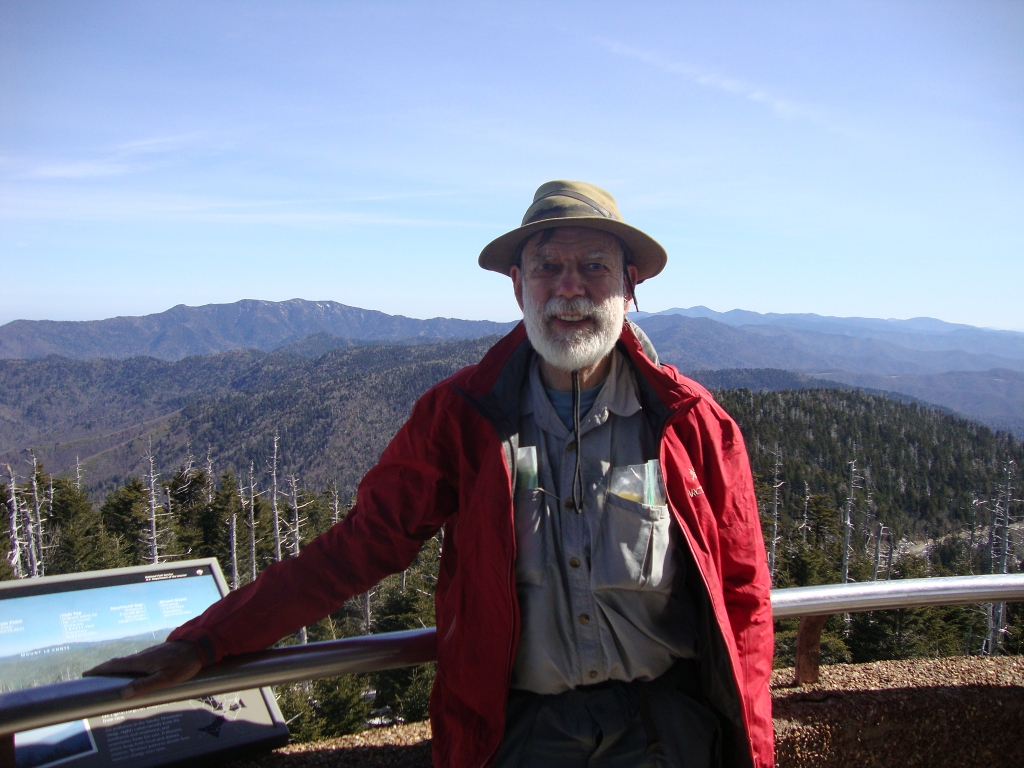 At 11:00 AM, I reached the top of the Clingman's Dome fire tower.