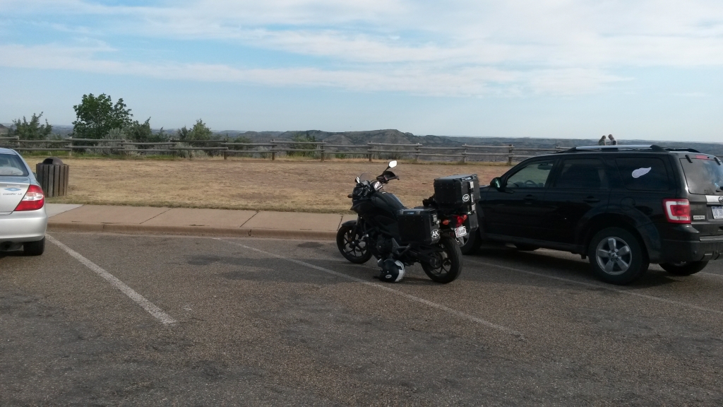 I'm glad I followed a "Scenic View" sign to this great Theodore Roosevelt National Park. I was told a buffalo was roaming but did not see it.