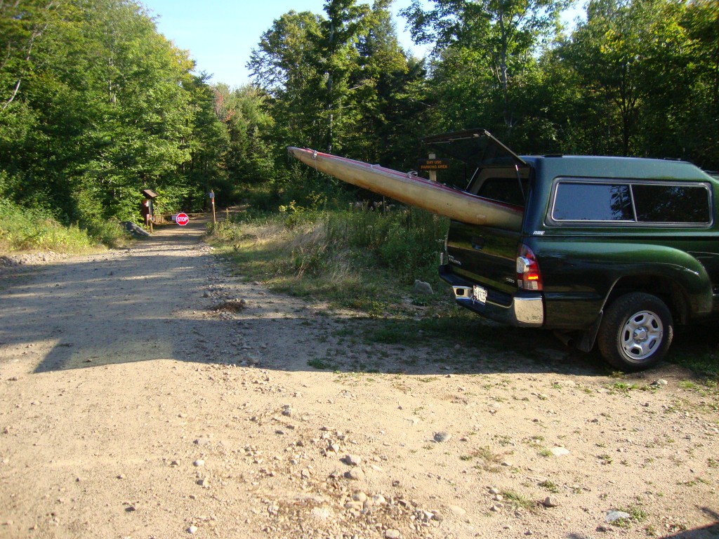 We started the long carry at 3:30, reached Deer Pond just before 4:00, and arrived at the truck at 4:25 PM, pulling out ten minutes later. A casual 6.4 miles, nearly all dirt road,  brought us home... a good day!