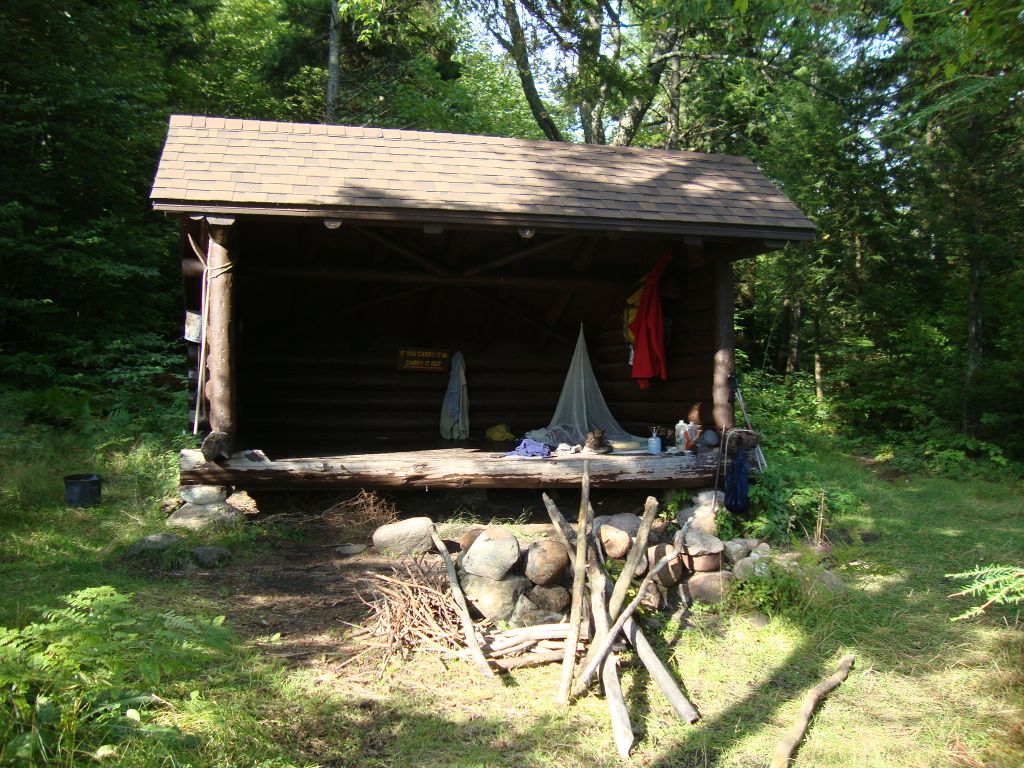 Another view of my second night's setup. My first night, the High Falls Leanto was already occupied by two mature, experienced hikers who should know the rules but did not make space for me. With my AT experience, I made room myself.