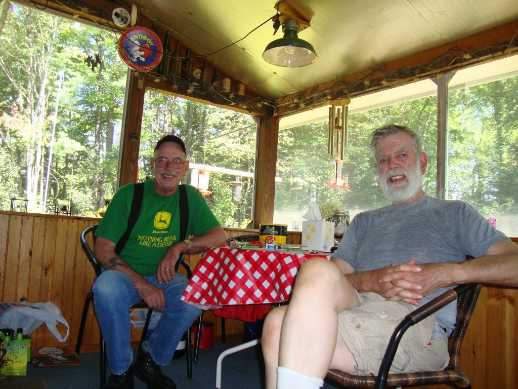 Leaving Lows Lake at 9 AM, I reached my truck on South Shore Road at 2:15 PM. Roy, who I'd met at the huge Dayton OH ham-radio meet in May, lived nearby (virtually at the trailhead) and we had a pleasant visit. I arrived back in Newcomb about 6:00 PM.