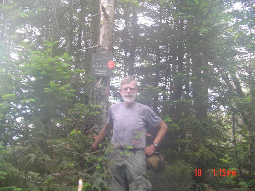 Leaving Colvin at 11:15, I reached the Blake intersection an hour later after a difficult descent down rock faces. Switching to my daypack, I reached the summit of Blake about 1:10 PM. It's my #45!