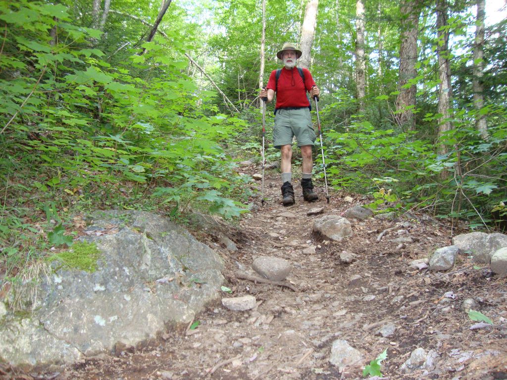I'd reached the Colden Dam shortly after 4 PM and left the Flowed Lands register at 5 PM. In this photo, about 6:30 PM, I'm descending the Calamity Brook Trail; only an hour later I drove away from the Upper Works and was back "home" at 8. A productive 15-hour day!