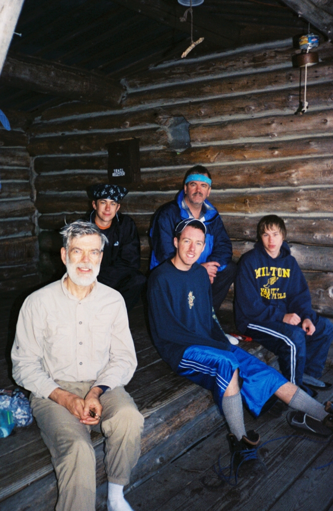 This group and I shared the large Goddard Shelter, where I arrived at 6:20 PM Sunday, the end of my second full day.