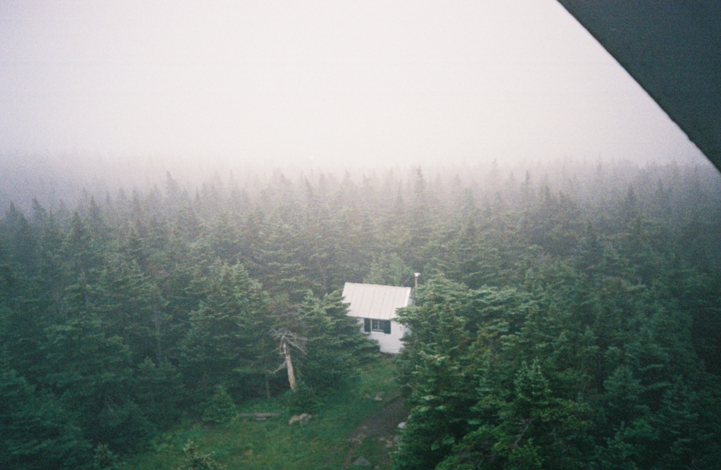 About 3:00 PM Tuesday June 22 (day 4), I was pleased to have the energy and will to climb the Stratton Mountain fire tower... but this was the view!