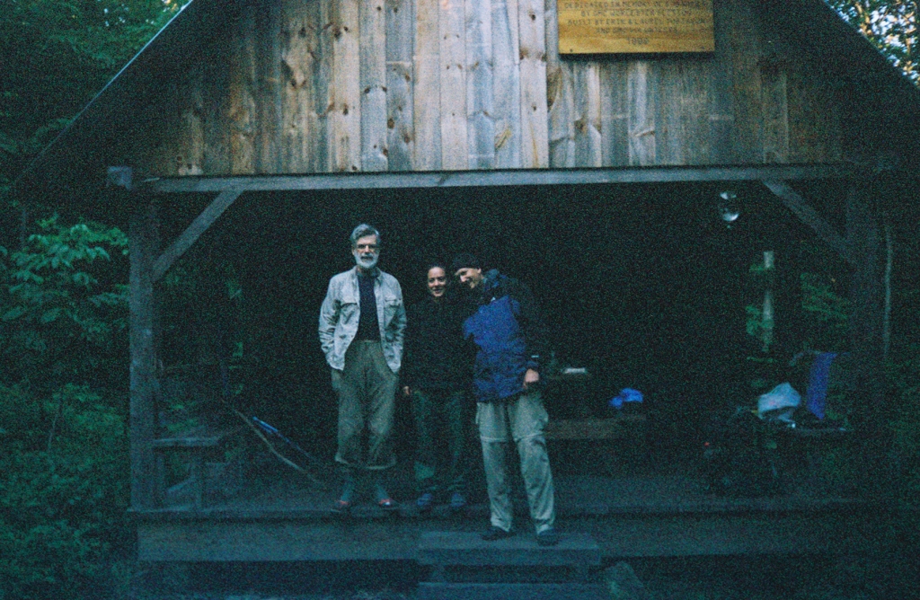 I arrived at Stratton Pond Shelter about 5:15 PM, meeting five young hikers who'd passed me ascending the mountain. One was a student at my daughter's alma mater.
