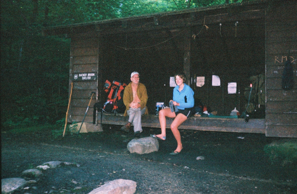 I'd taken a short day, and postponed lunch until arriving at Sucker Brook at 1:50 PM. Chris and Emma arrived about 2:30, also having a delayed lunch.