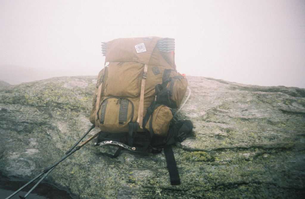After a night on the floor at the crowded Montclair Glen Camp, where friends of Goldilocks brought Ben and Jerry's ice cream, I reached the overcast Camel's Hump's summit, alone, at 11 AM.