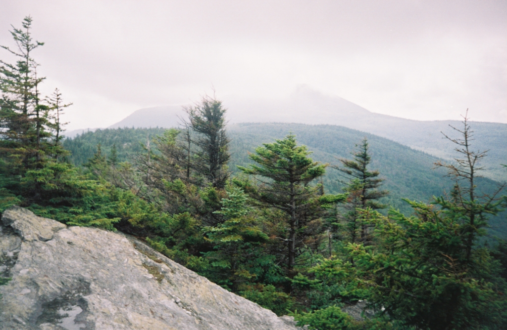 On the afternoon of July 8 I descended the north side of Camel's Hump. I must have seen its view when I'd been there as a boy, in the 1950s, but not today!