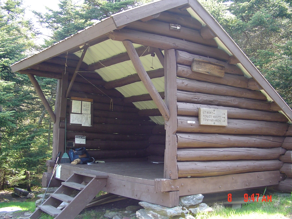 By 9:45 AM I'd parked the truck and hiked up to the Emily Proctor Shelter... I'd last seen it on July 4, 2004!