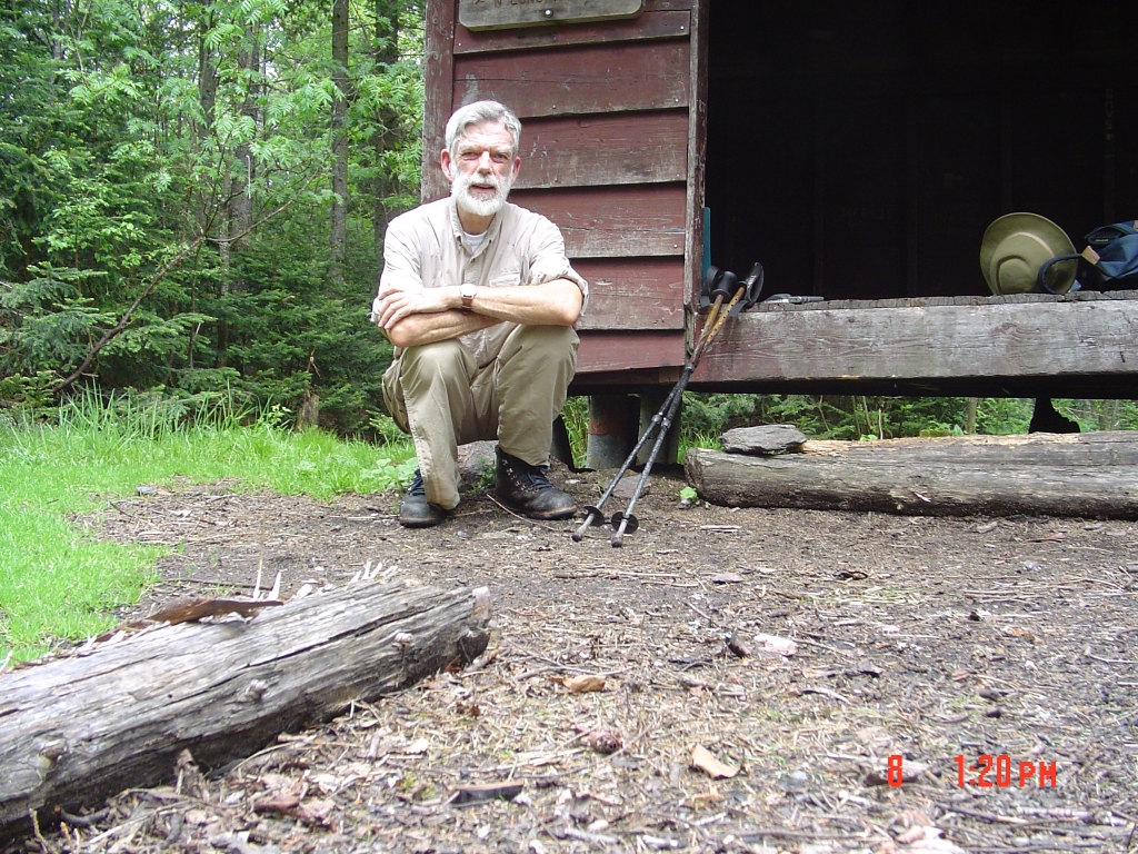 I arrived at the Cooley Glen Shelter around lunchtime, completing the few LT miles I'd bypassed on July 4, 2004.