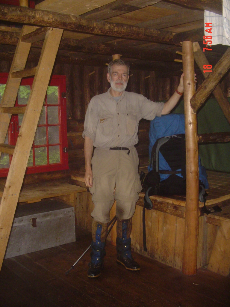 Ready to go! 9:00 AM, Saturday June 18 2005, at Butler Lodge, starting my 3rd day on this north-of-Jonesville section.