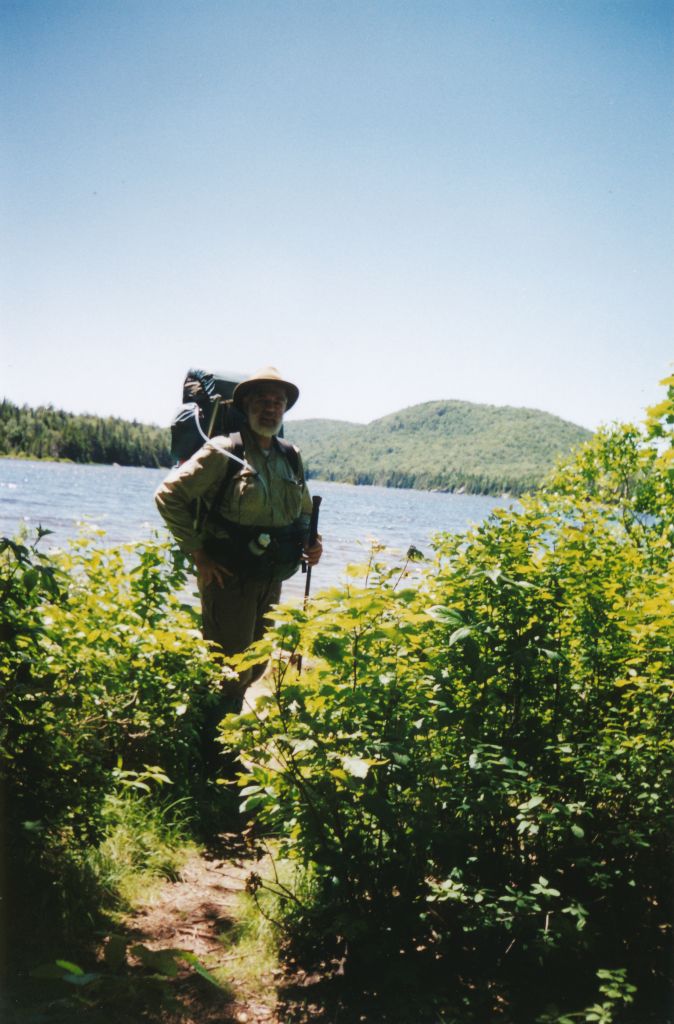 Just leaving South Lake; another photo by my blonde friend.