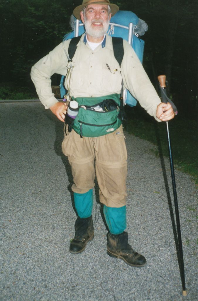 Another end-of-trip shot by my friend and camp neighbor... he said "You made it!," and I replied  "Not quite yet!"
